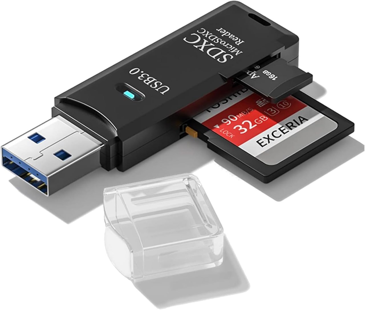 Wansurs Card Reader with tech accessories