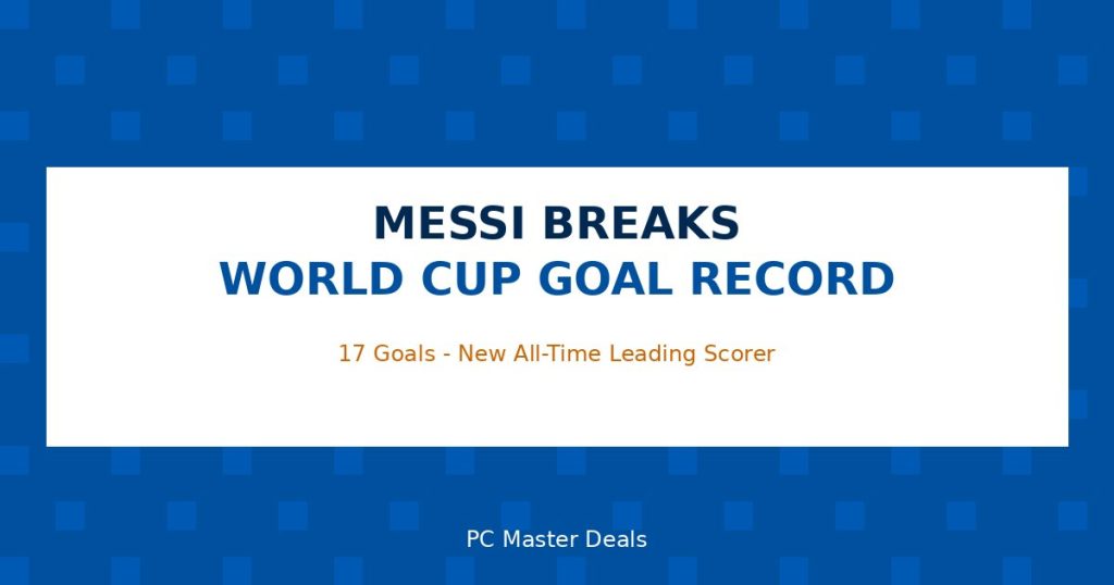 Lionel Messi breaks World Cup all-time scoring record