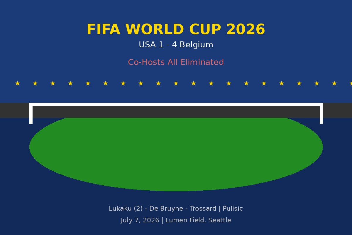 FIFA World Cup 2026 USA vs Belgium
