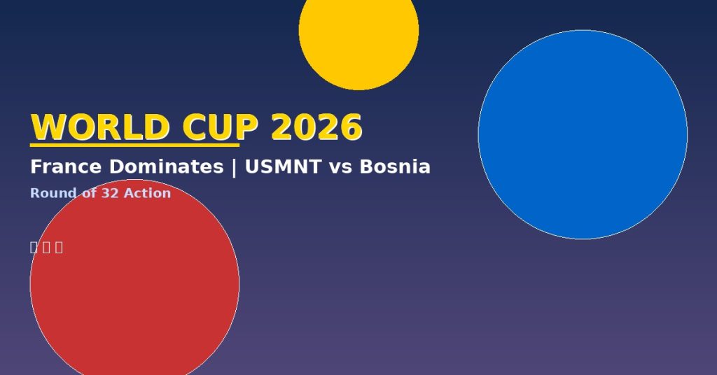 World Cup 2026 soccer action